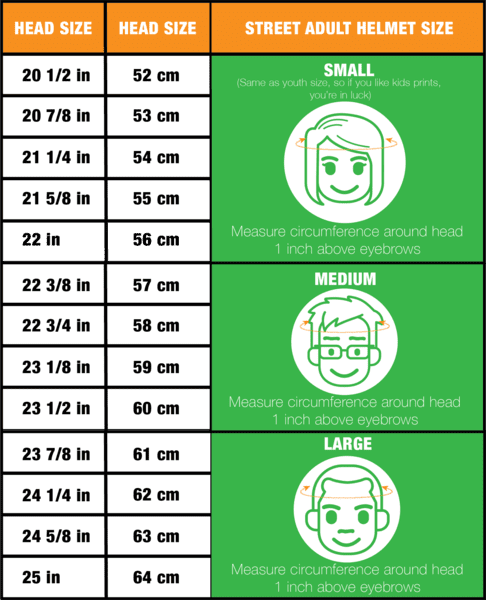Zt Helmet size chart