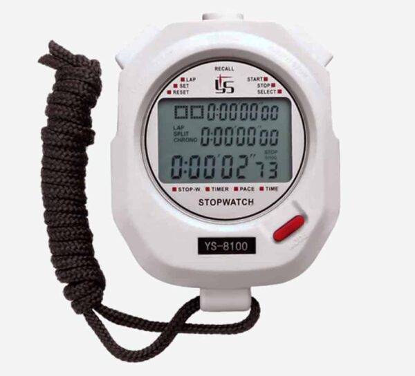 TRIPLE ROW STOPWATCH 100 LAP